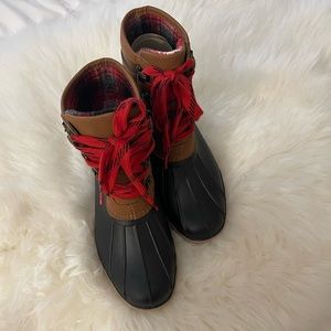 Buckle Duck Boots
